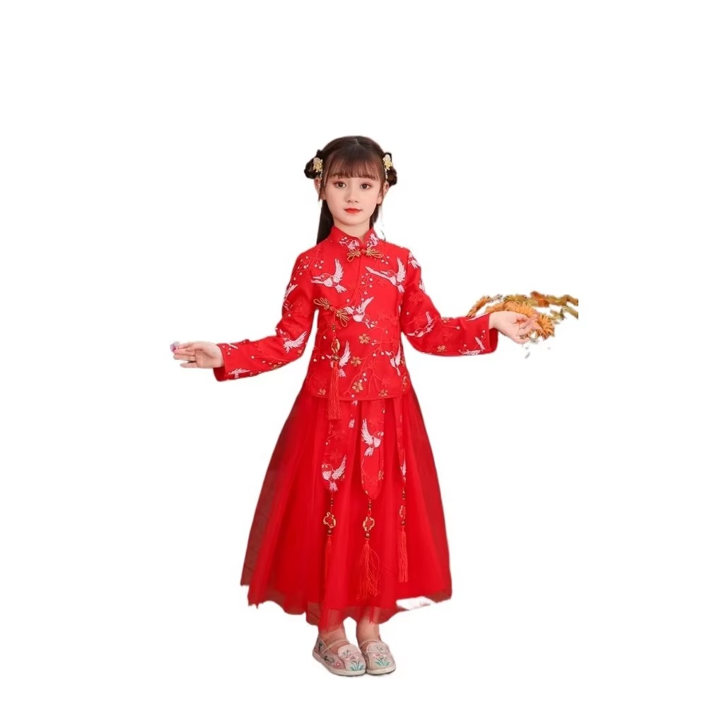 Ethnic Wear For Kids Fashion Show - Tenue de danse brodée de style