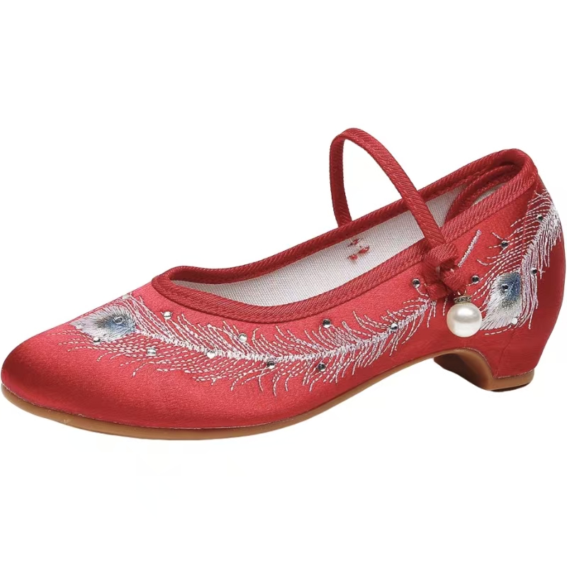 Ethnic Fabric - Nouvelles chaussures Cheongsam pour femmes à