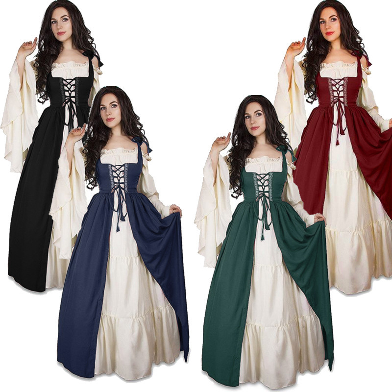 Ethnic Clothing & Online Fashion Store Khaadi Pk - Robe médiévale Renaissance avec ceinture, costume