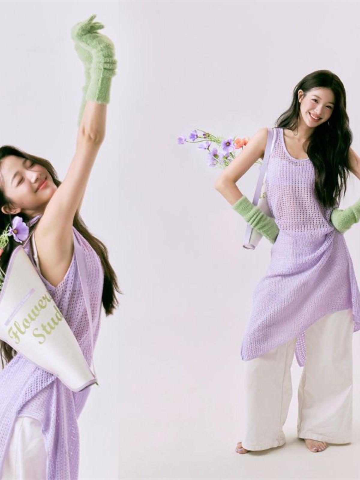 Ethnic Fashion Photography - Ensemble haut et jupe pour fille,