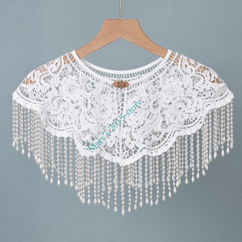 Ethnic Fashion Design - Écharpe enveloppante brodée chinois traditionnel, châle