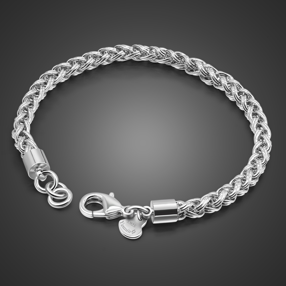 Fashion Ethnic Wear For Men - Bracelet en argent sterling 925 massif