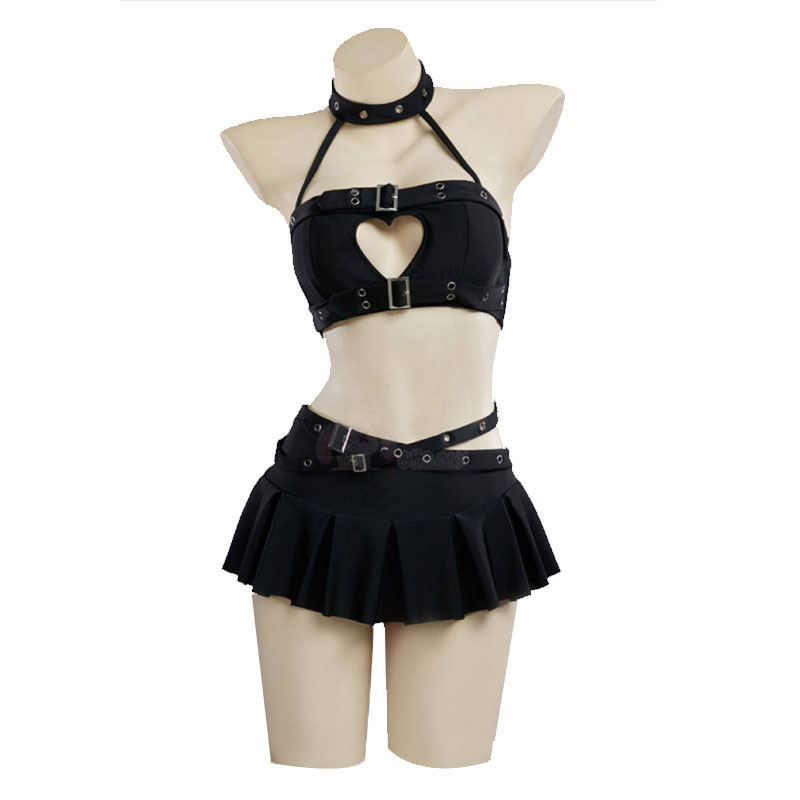 Ethnic Outfit - Maillot de bain gothique Punk en