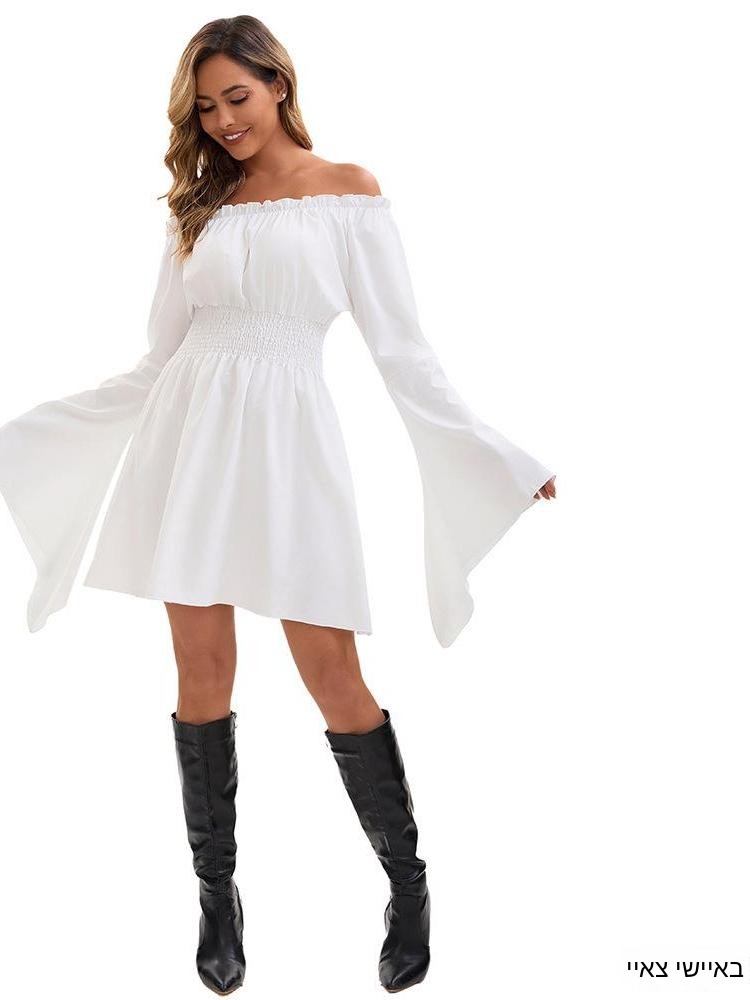 Ethnic Fashion Design - Ensemble haut asymétrique et jupe mi-longue