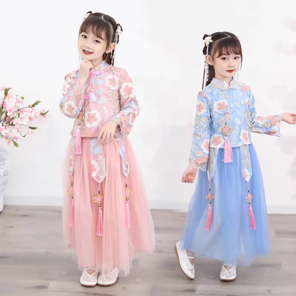 Tenue de danse brodée de style - Ethnic Wear For Kids Fashion Show avis et prix