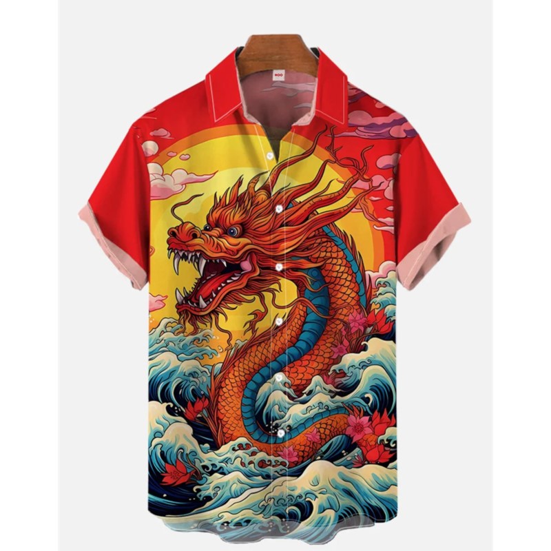 Chemise en lin rétro pour homm - Fashion Ethnic Wear For Men avis et prix