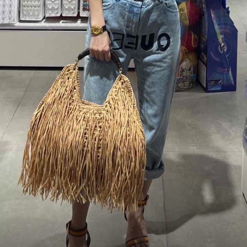 Sac fourre-tout bohème en pail - Ethnic Fashion Design avis et prix