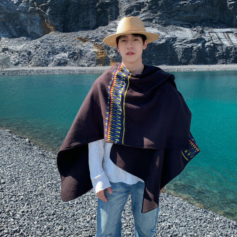 Cape pour hommes désert voyage - Ethnic Fashion Photography avis et prix