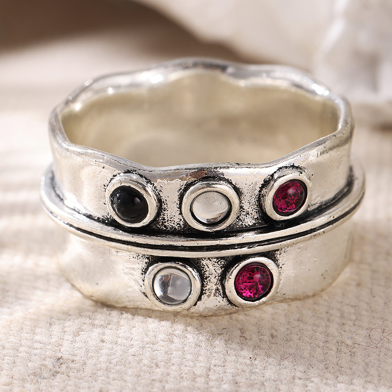 Bague plaquée argent de style  - Ethnic Fashion Wear For Women avis et prix