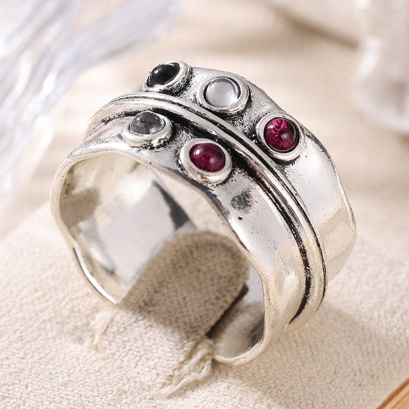 Bague plaquée argent de style  - Ethnic Fashion Wear For Women avis et prix