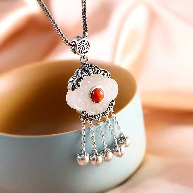 Collier de clavicule en jade h - Ethnic Fashion Design avis et prix