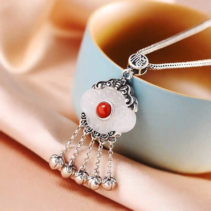 Collier de clavicule en jade h - Ethnic Fashion Design avis et prix