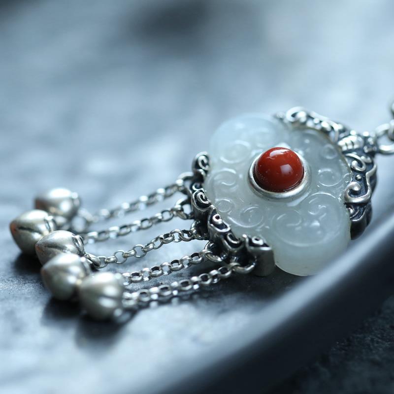 Collier de clavicule en jade h - Ethnic Fashion Design avis et prix