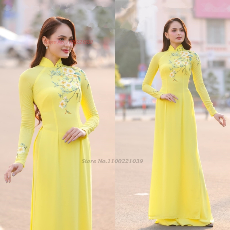  Robe traditionnelle ao dai a - Ao Dai Vietnam Dress avis et prix