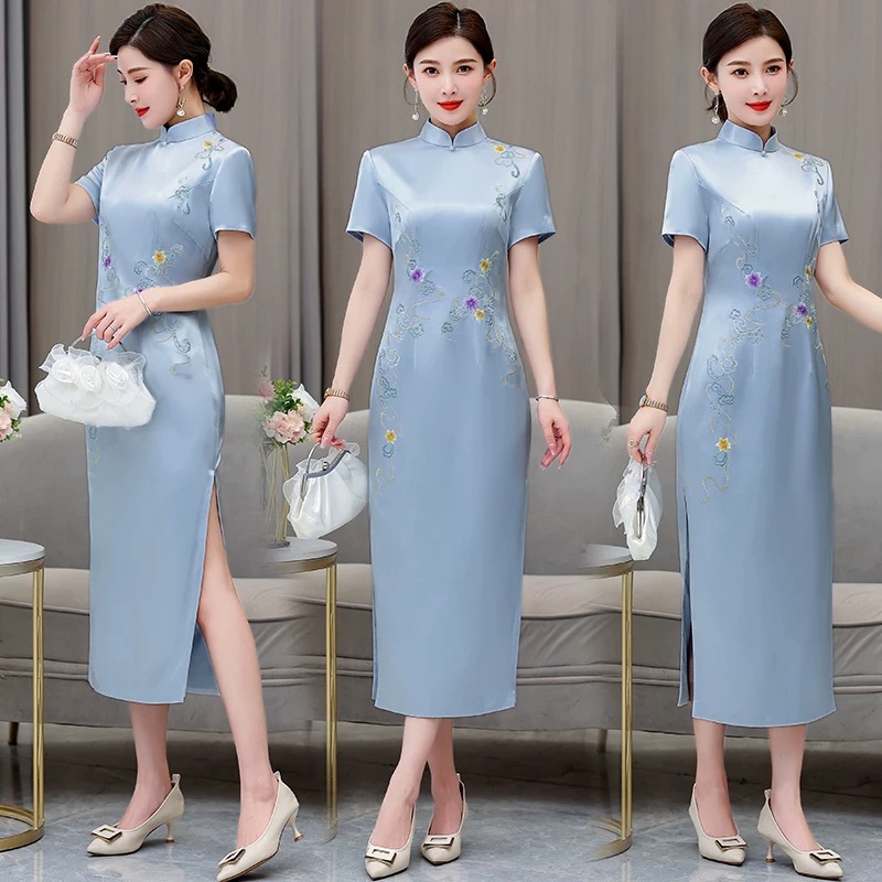 Femmes Style ethnique Aodai Ch - Ao Dai Vietnam Dress avis et prix