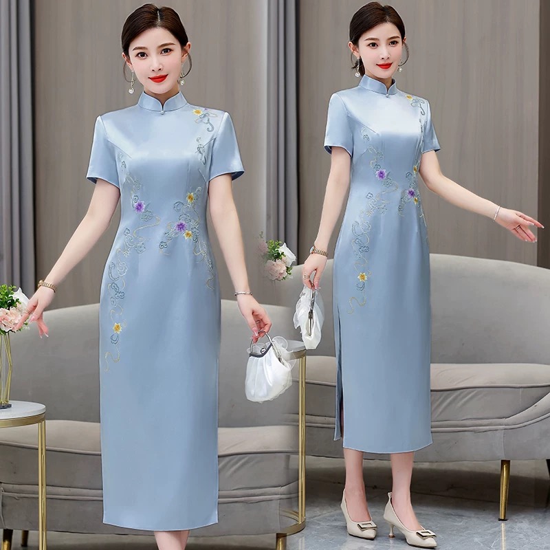Femmes Style ethnique Aodai Ch - Ao Dai Vietnam Dress avis et prix