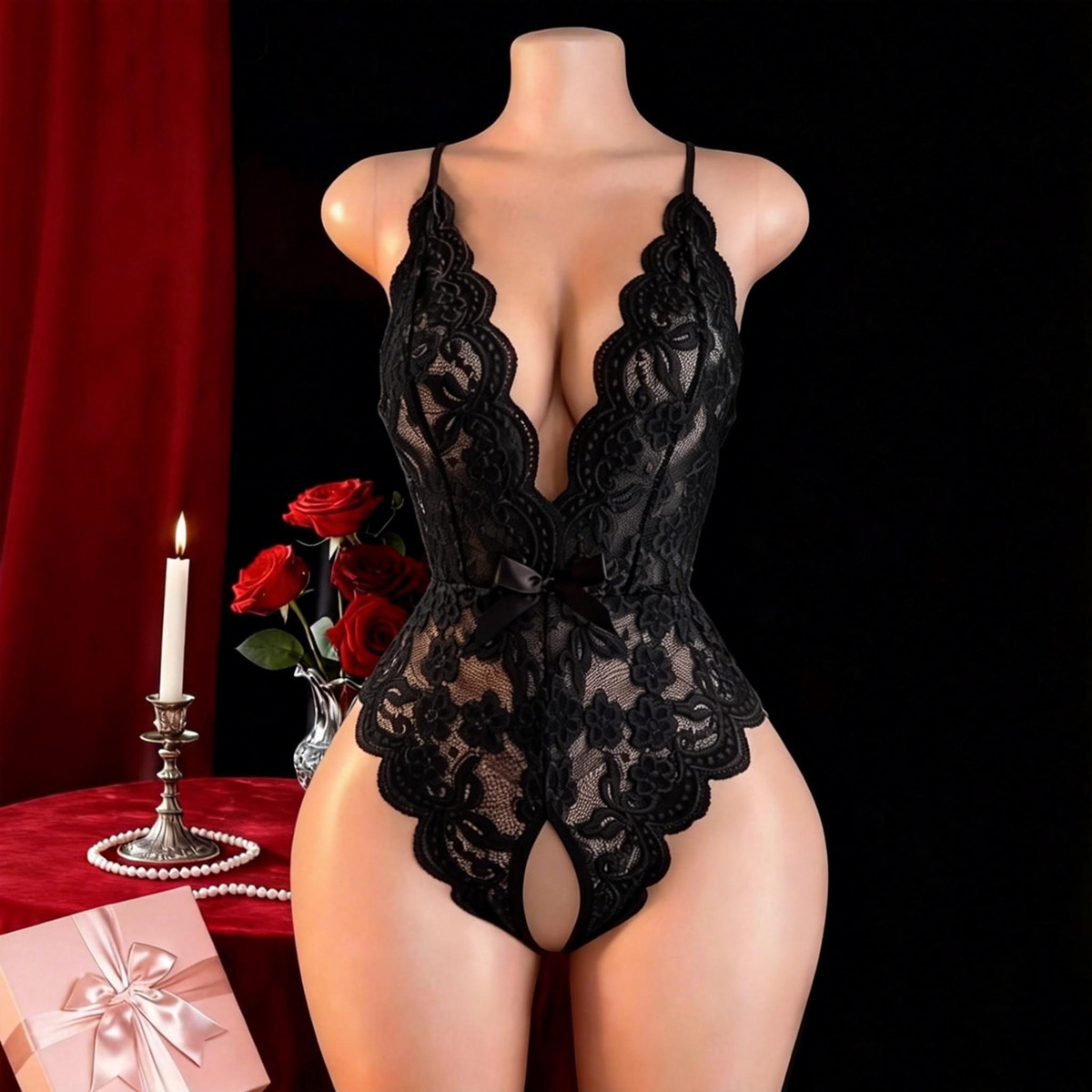 Lingerie sexy sans entrejambe  - Ethnic Outfit avis et prix