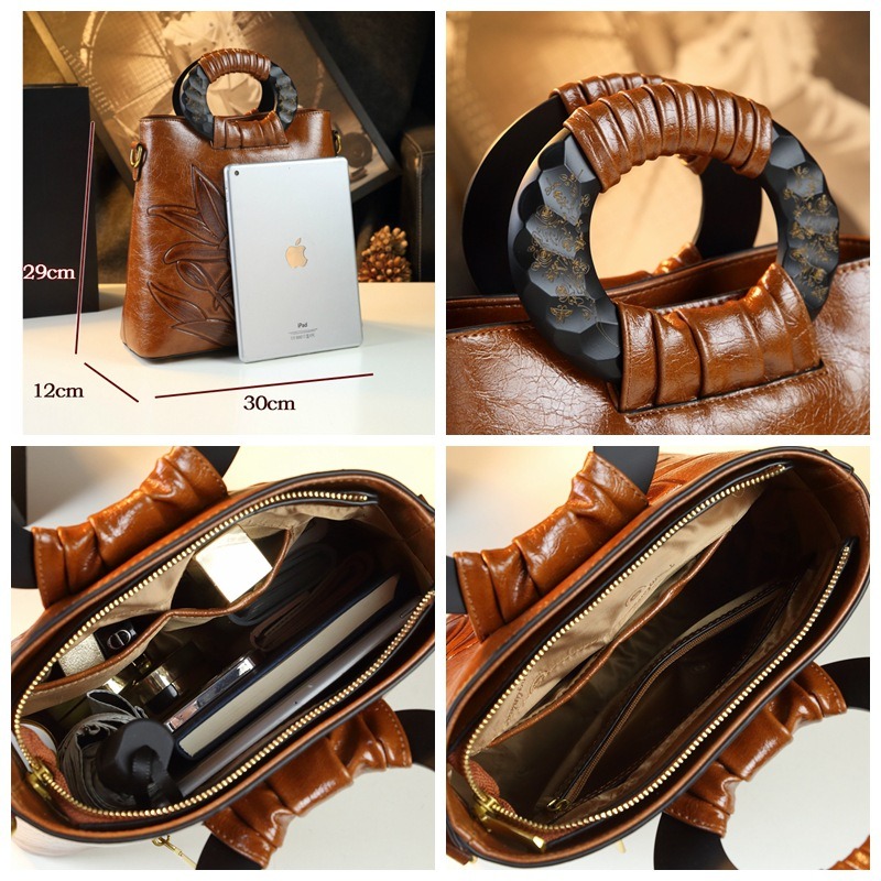 Sac à main en cuir souple pour - New Ethnic Fashion avis et prix