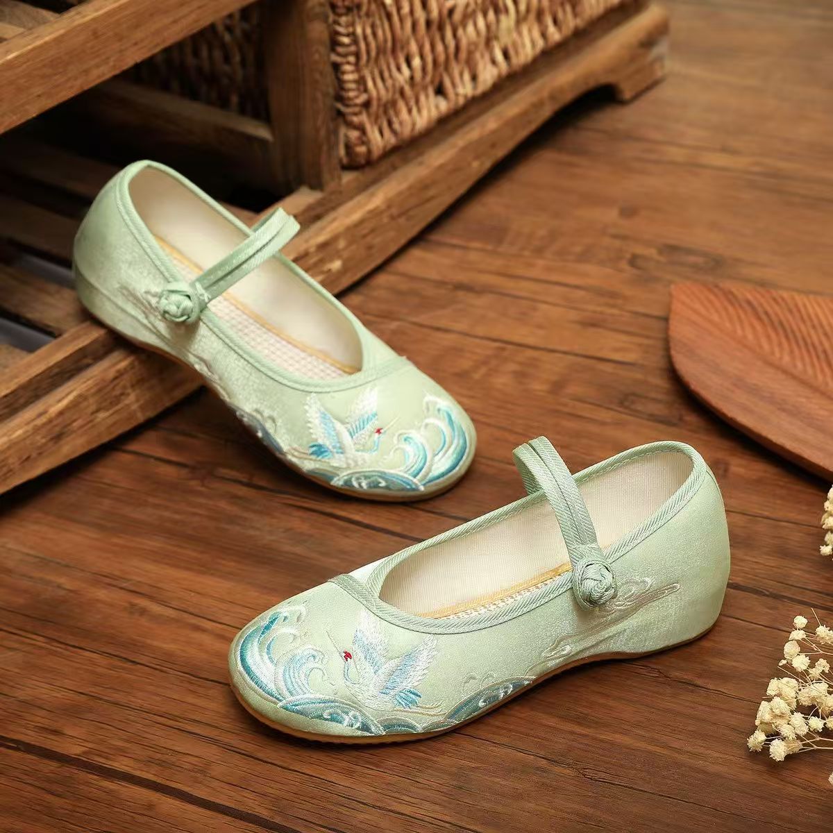 Chaussures plates en soie brod - Ethnic Fabric avis et prix