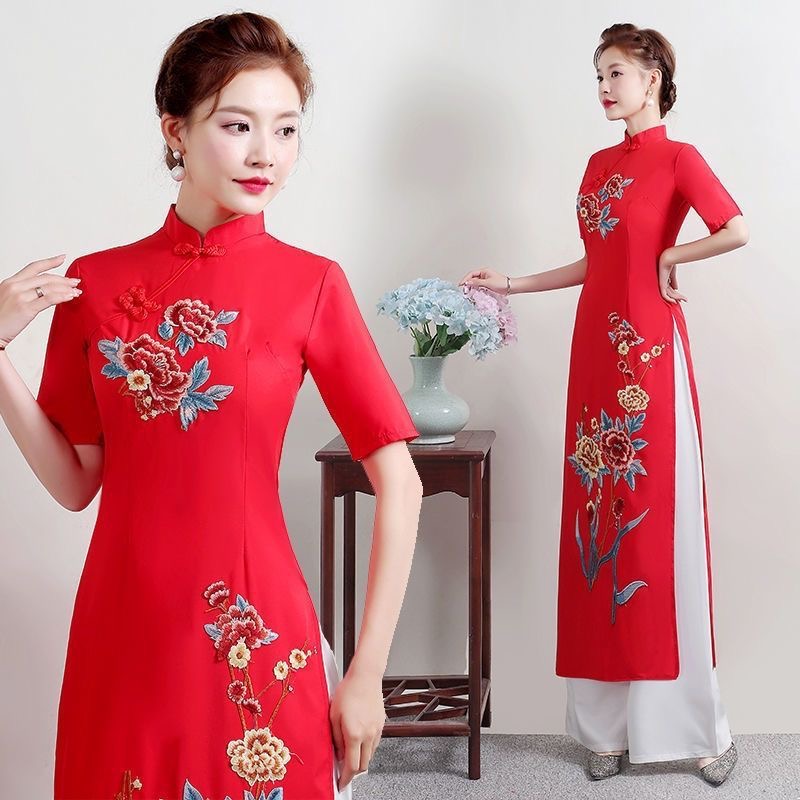 Été femmes traditionnel Vietna - Ao Dai Vietnam Dress avis et prix