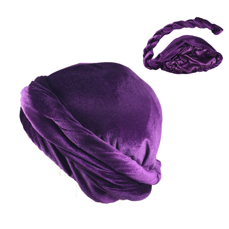Foulard de tête en velours pou - Ethnic Fashion Design avis et prix