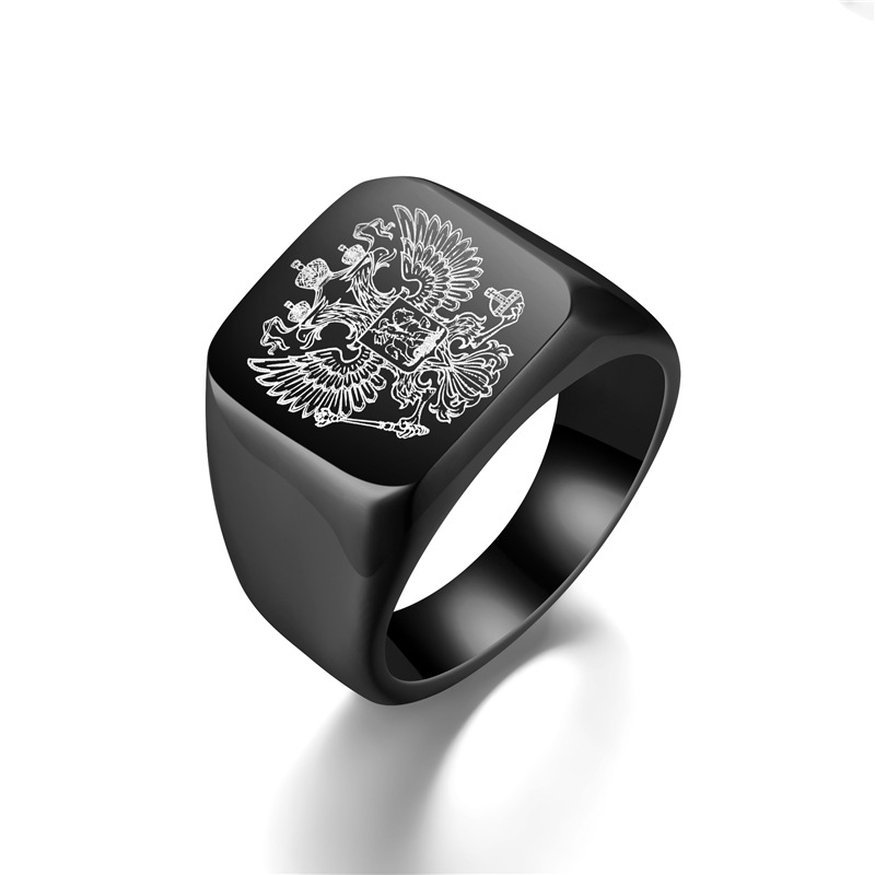 Bague en acier inoxydable 316L - Fashion Ethnic Wear For Men avis et prix