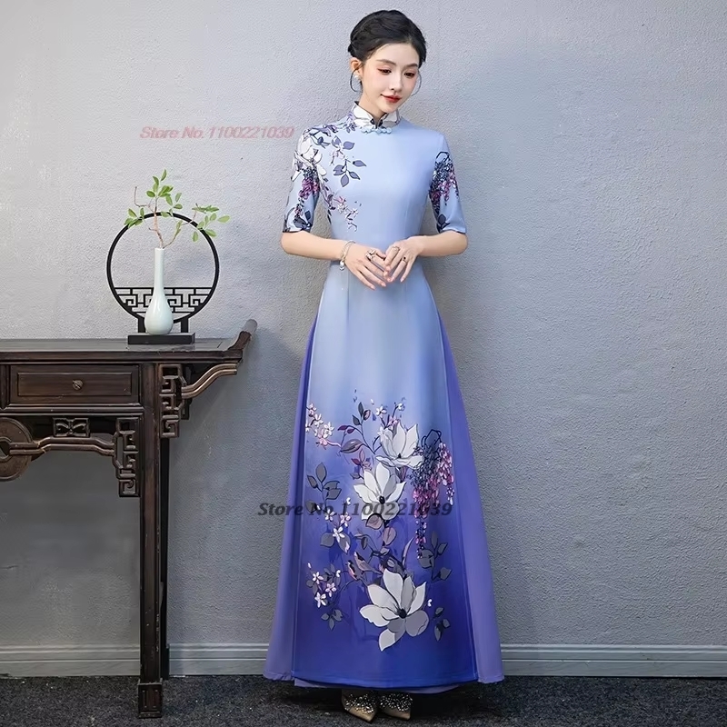 Robe traditionnelle vietnamien - Ao Dai Vietnam Dress avis et prix