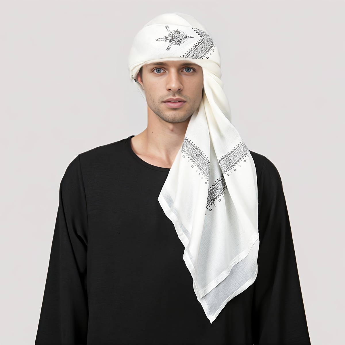 Foulard ethnique rétro à motif - Fashion Ethnic Wear For Men avis et prix