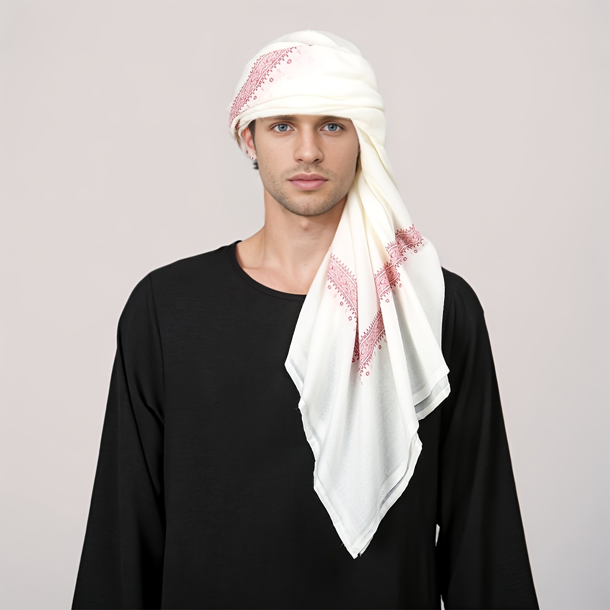Foulard ethnique rétro à motif - Fashion Ethnic Wear For Men avis et prix