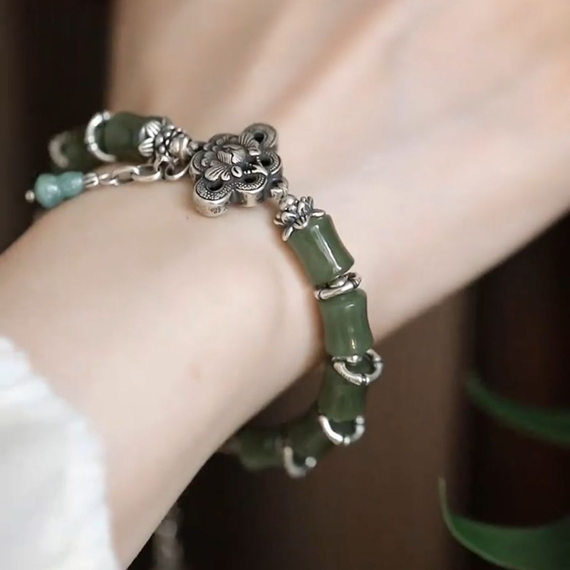 Nouveau Bracelet Perlé en Bamb - Ethnic Fashion Wear For Women avis et prix