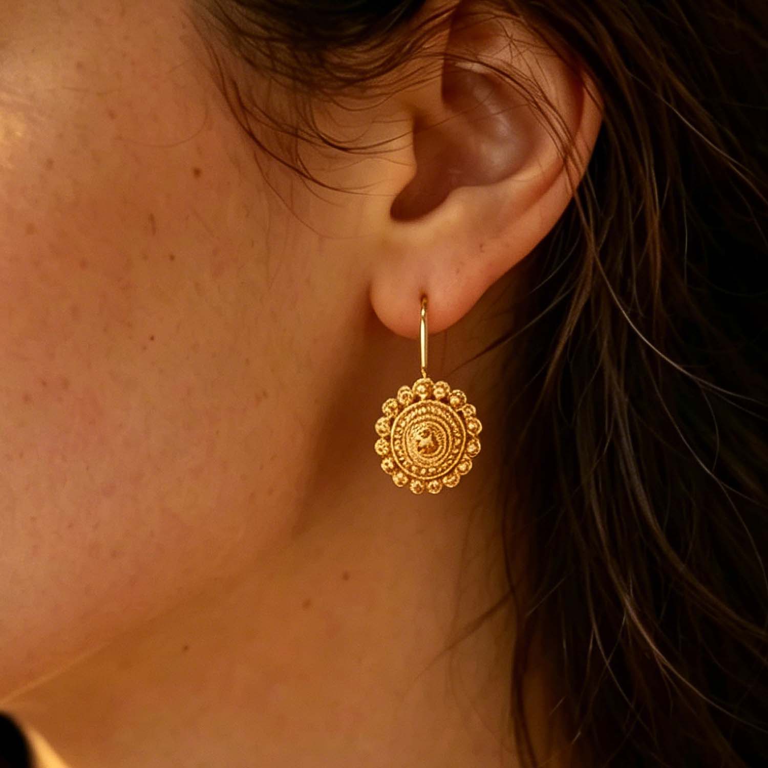 Boucles d'oreilles de style et - Ethnic Fashion Photography avis et prix