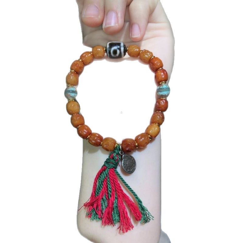 Bracelet tibétain en os de Yak - Ethnic Fashion World avis et prix