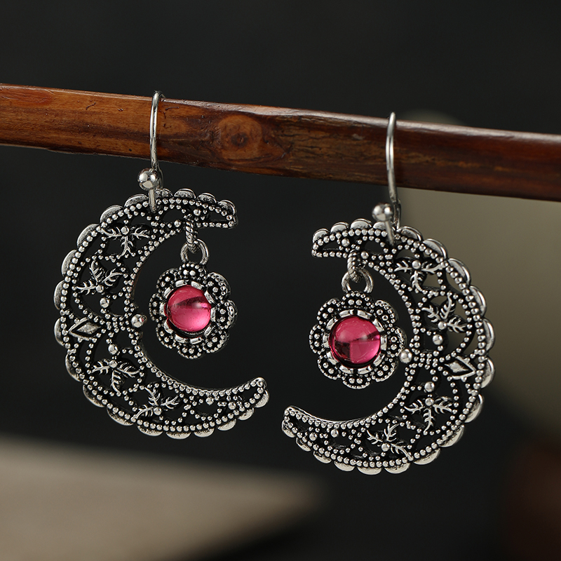 Boucles d'oreilles pendantes v - Ethnic Fashion Wear For Women avis et prix