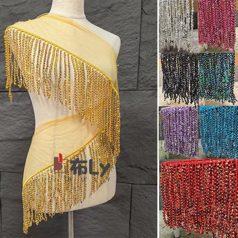 Frange à paillettes perlées de - Ethnic Fashion Design avis et prix