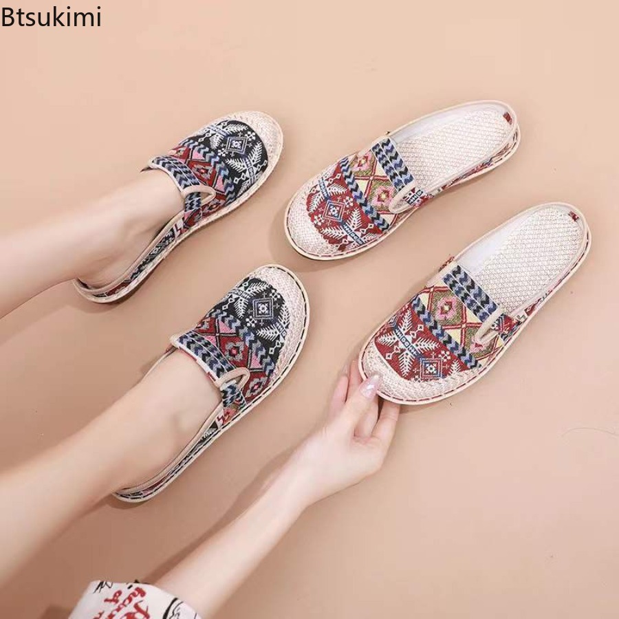 Nouvelles Chaussures Plates Re - Ethnic Fabric avis et prix