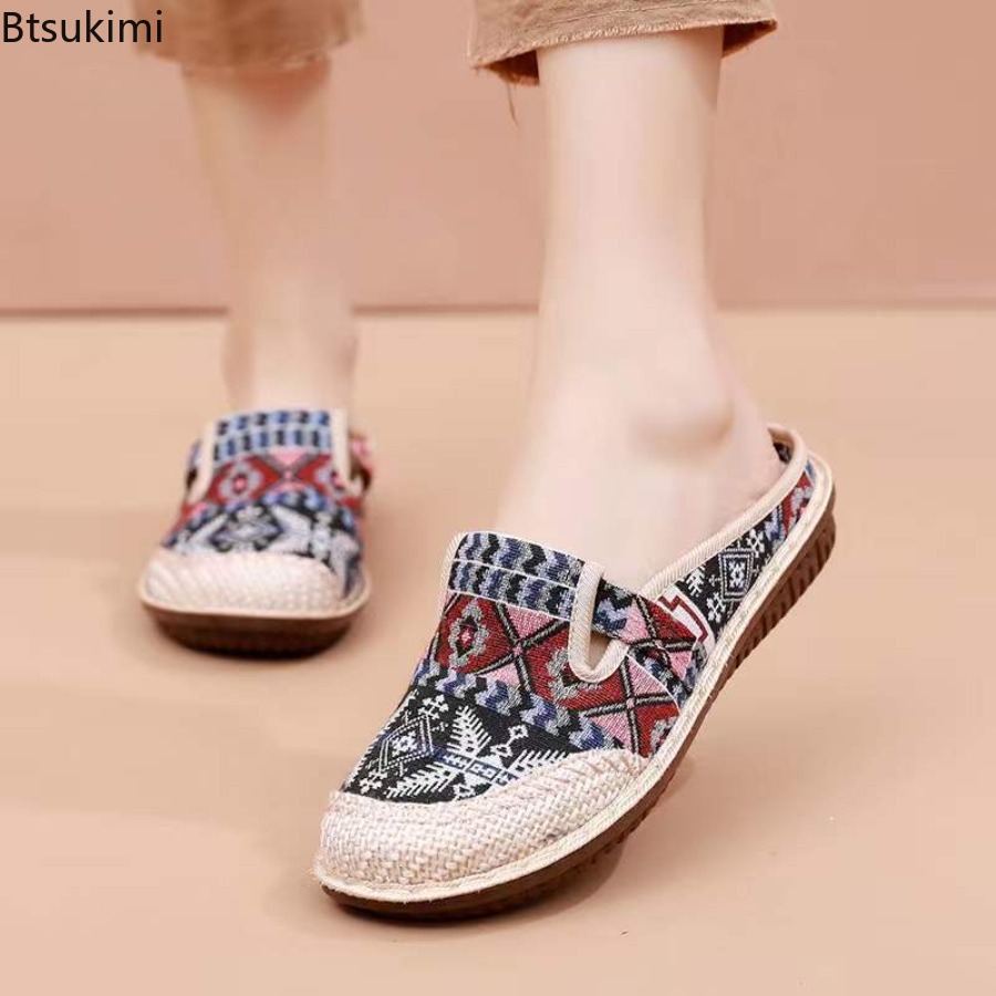 Nouvelles Chaussures Plates Re - Ethnic Fabric avis et prix