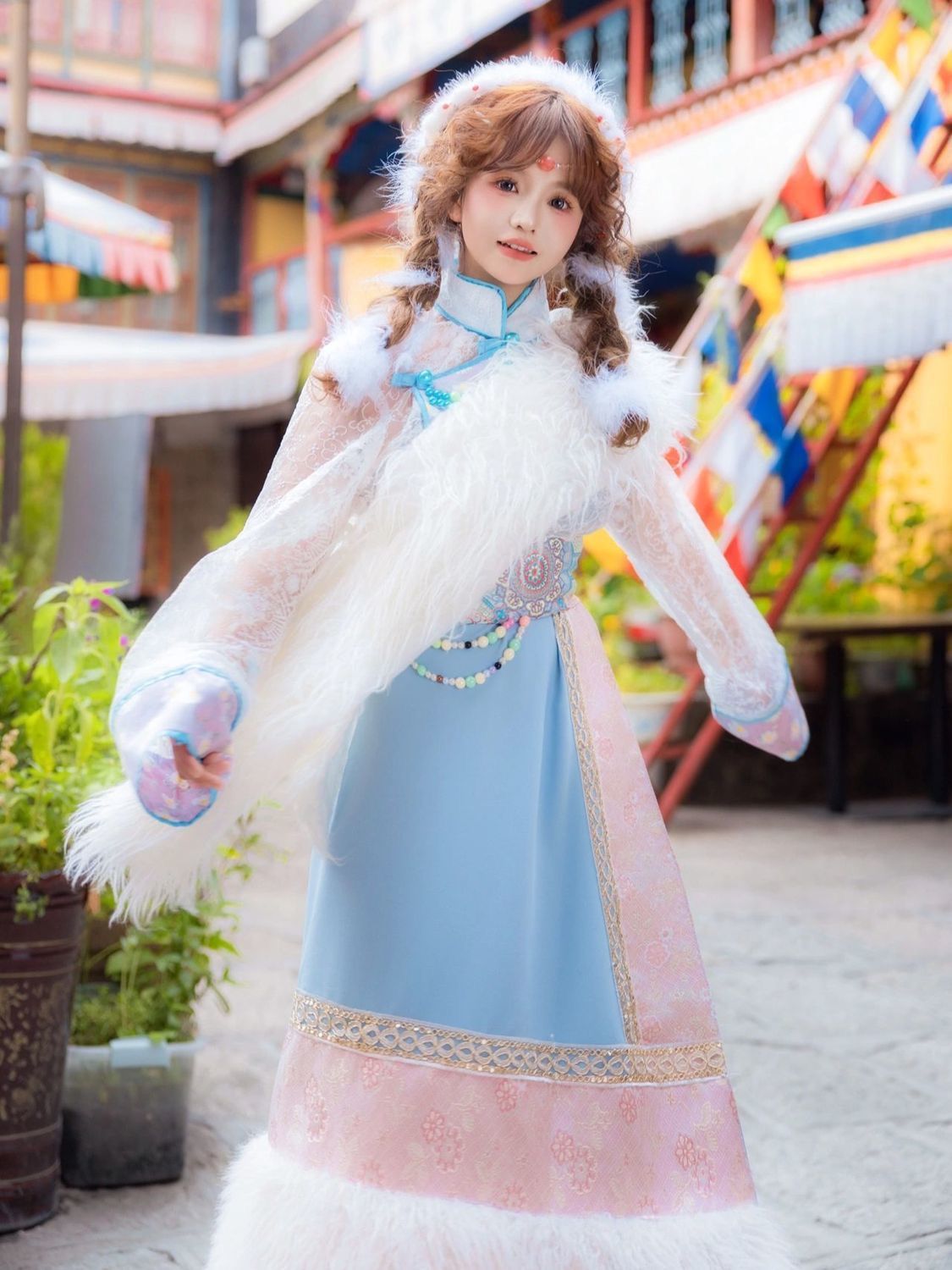 Robe tibétaine pour femme, nou - Ethnic Fashion Photography avis et prix