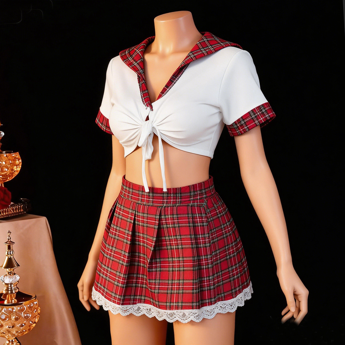 Lingerie rouge sexy pour femme - Ethnic Outfit avis et prix