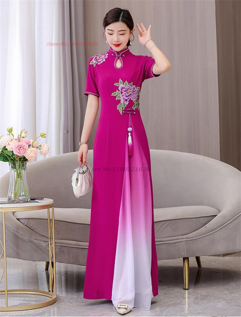 Robe traditionnelle vietnamien - Ao Dai Vietnam Dress avis et prix