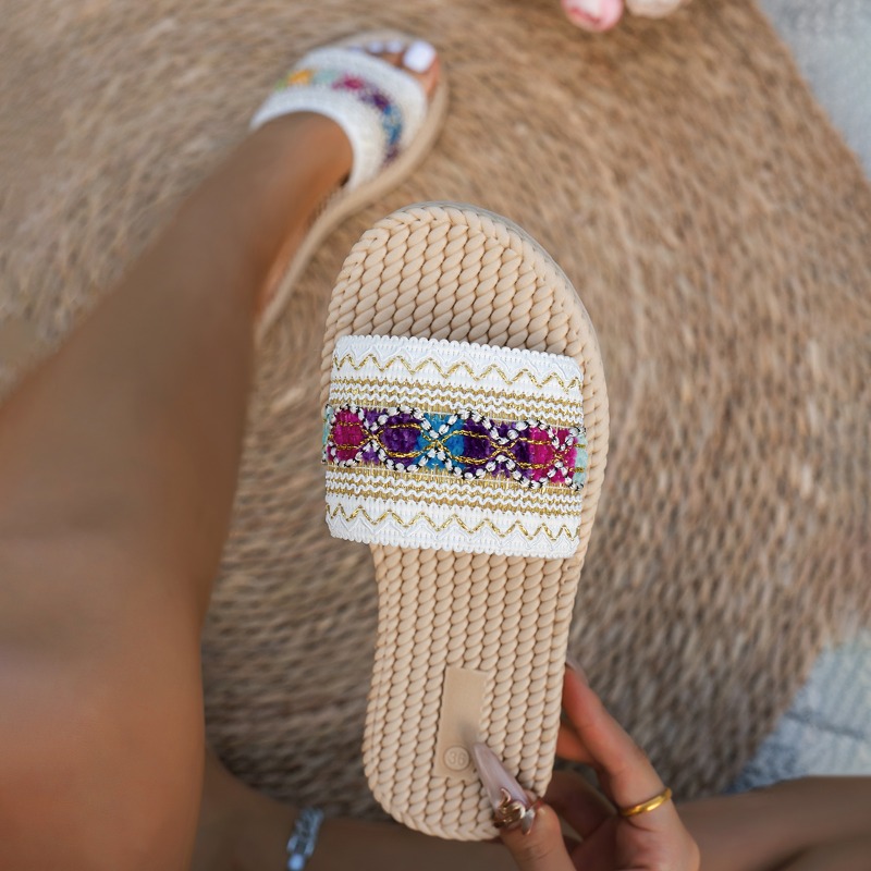 Sandales plates d'extérieur po - Ethnic Fashion Design avis et prix