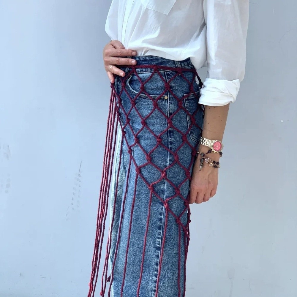 Écharpe-châle bohème à franges - Ethnic Fashion Design avis et prix