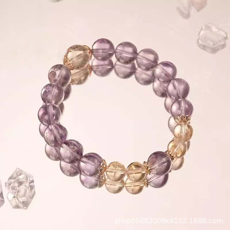Bracelet de mode améthyste cor - Ethnic Fashion Design avis et prix