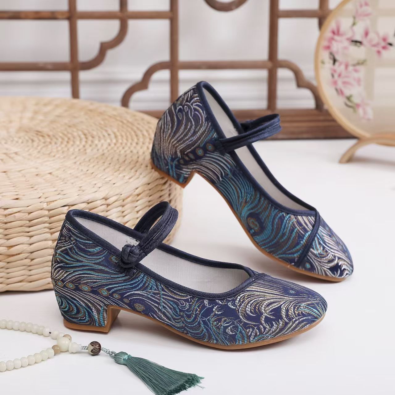 Nouvelles Chaussures Cheongsam - Ethnic Fabric avis et prix