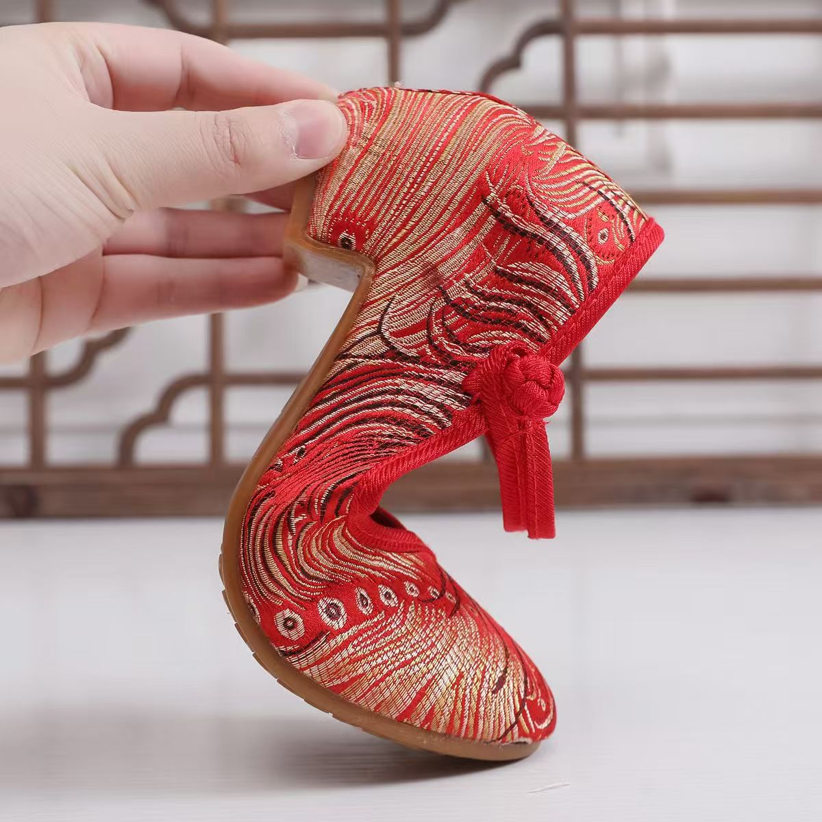 Nouvelles Chaussures Cheongsam - Ethnic Fabric avis et prix