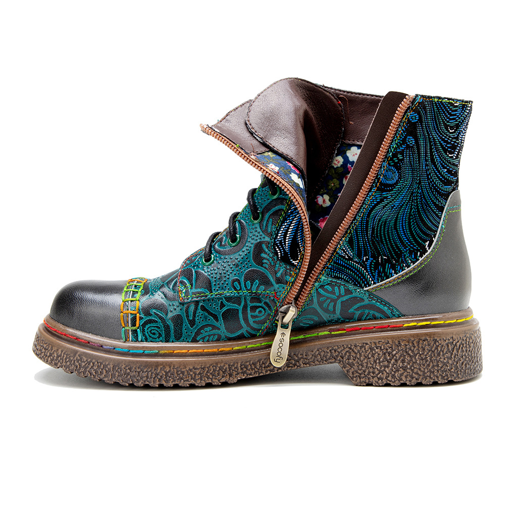 Socofy Raffan hiver cheville d - Ethnic Fabric avis et prix