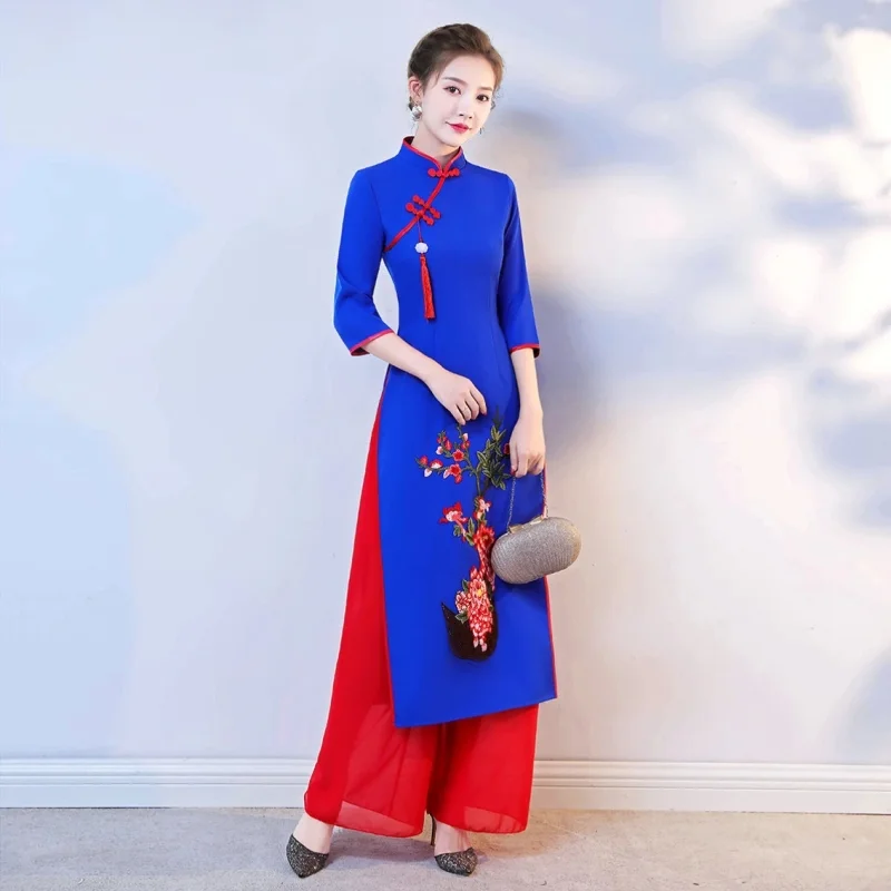 Ensemble de Robe Traditionnell - Ao Dai Vietnam Dress avis et prix