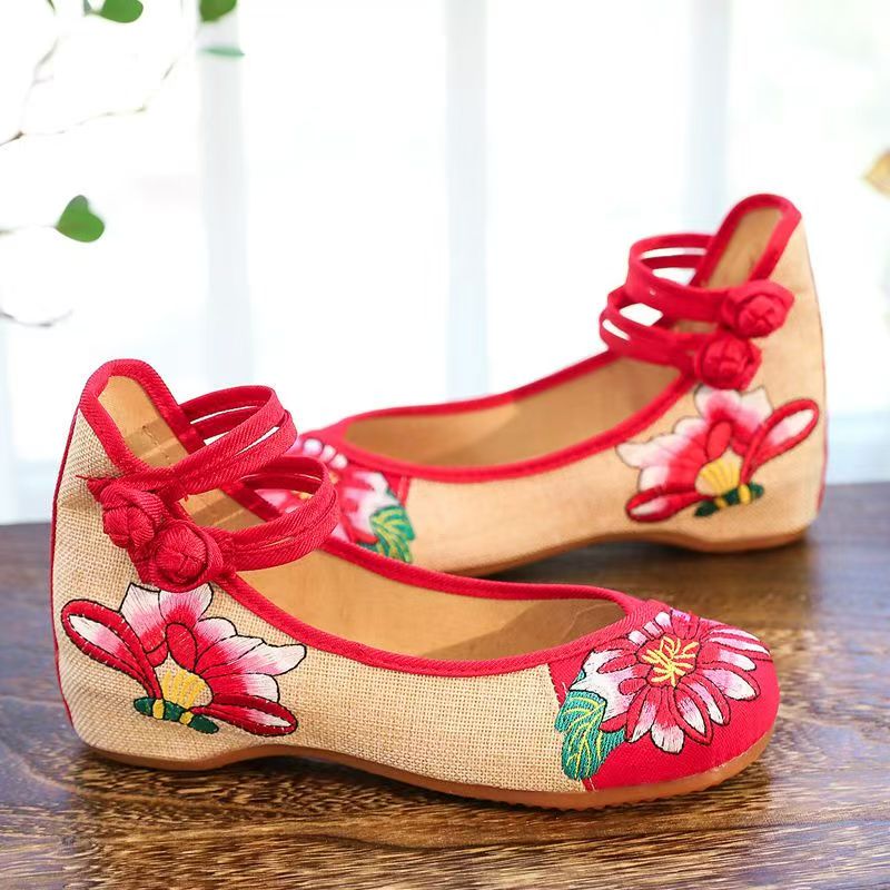 Chaussures compensées brodées  - Ethnic Fabric avis et prix